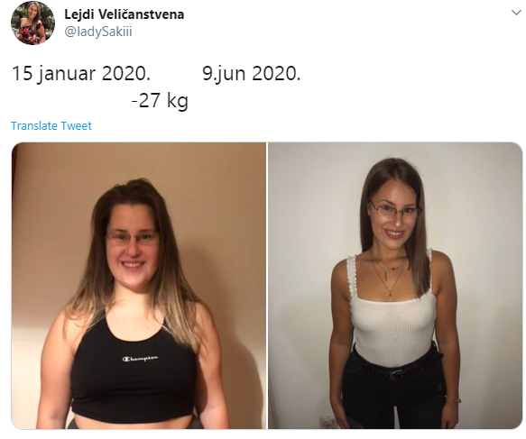 Woman demonstrates her impressive weight loss transformation in just 5 months and shares her secret