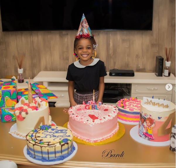 Super Eagles star John Ogu and his ex-wife Vera Akaolisa team up for their daughter's birthday