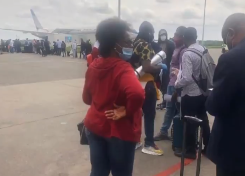 Nigerians evacuated from the UK due to Coronavirus pandemic arrive the country