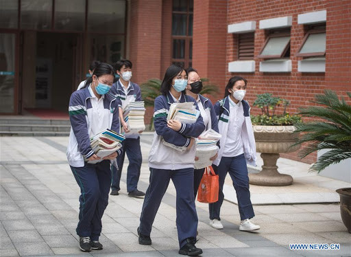 COVID-19: 121 Chinese schools reopen as over 50,000 students resume classes in Wuhan (Photos)