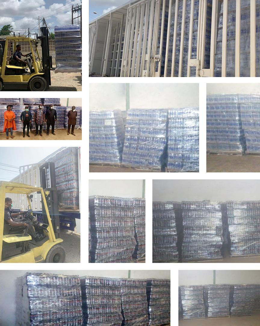 Seven-Up Bottling Company Donates 2 Million Bottles of Aquafina Premium Table Water and Other Beverages to Relief Projects Across Nigeria