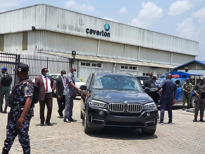 Governor Wike leads security operatives to operational base of Caverton Helicopters, demands interrogation of pilots for flying people into Rivers state