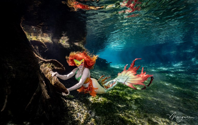  Student spends $3,000 to become real-life mermaid after being inspired by childhood meeting with Disney princess Ariel (photos/video)