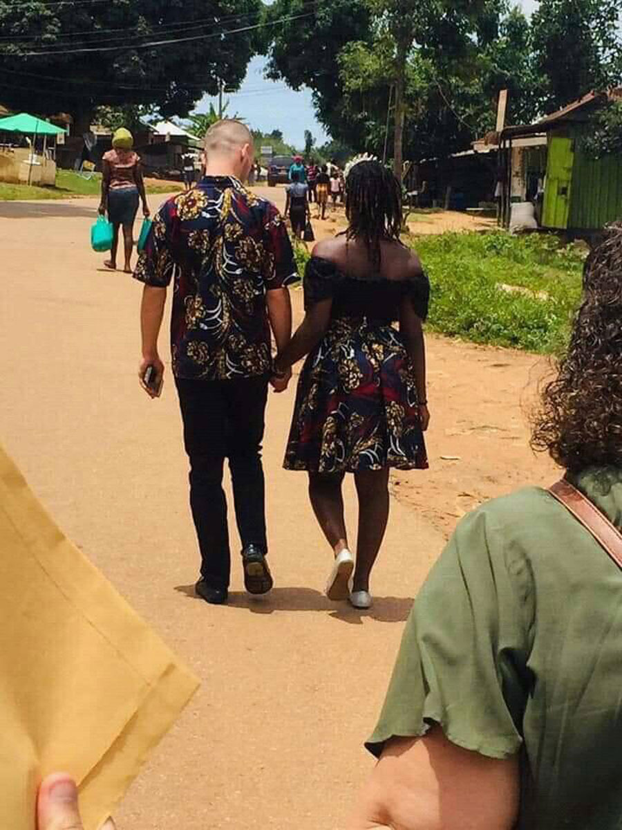 Young couple's journey back home after their wedding amidst lockdown in Uganda
