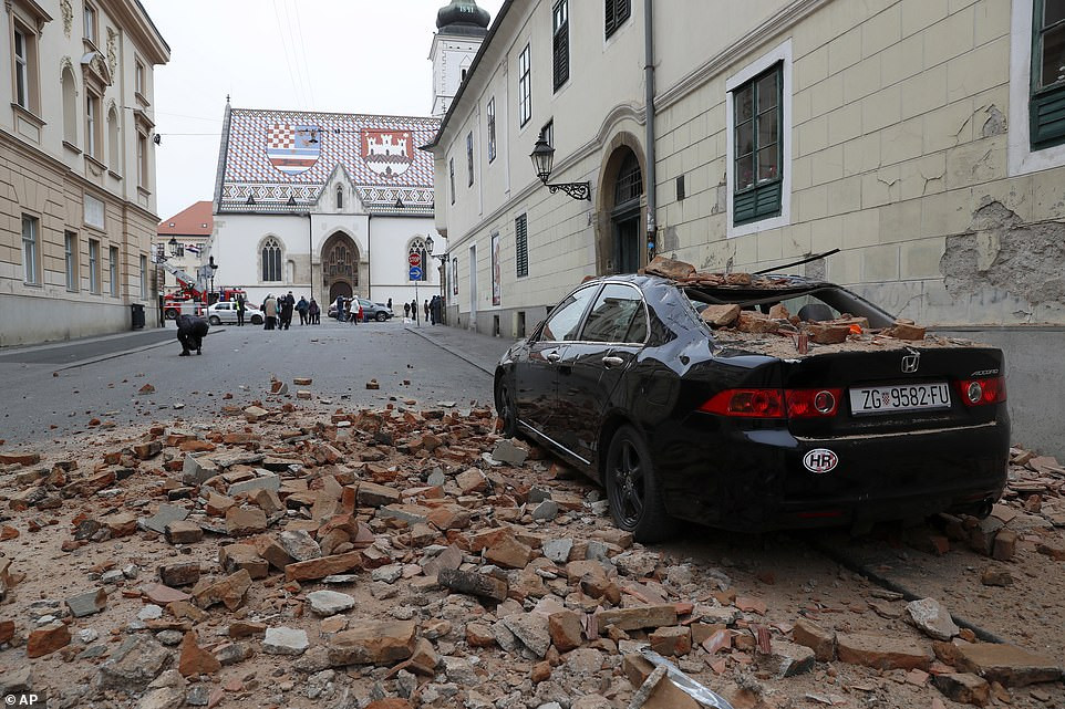 15-year-old boy killed, dozens of people are injured after 5.3 magnitude earthquake hits Croatia (Photos)