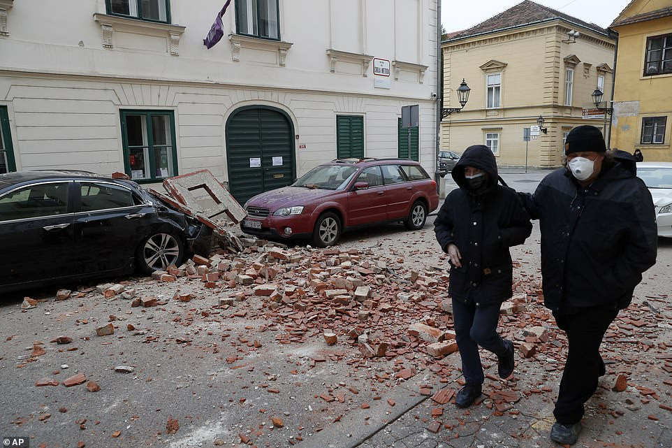 15-year-old boy killed, dozens of people are injured after 5.3 magnitude earthquake hits Croatia (Photos)