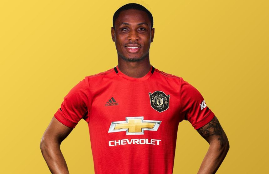 Ighalo's childhood with the Manchester United shirt