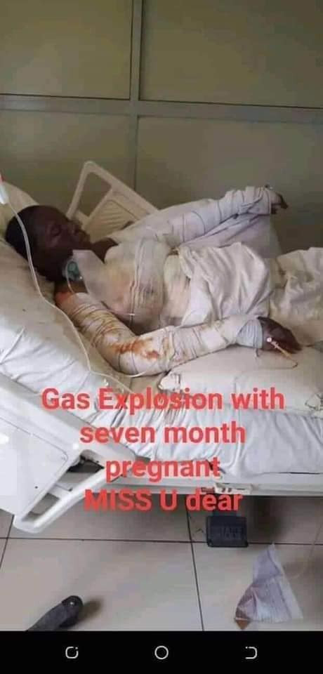 Pregnant mother of two dies in cooking gas explosion in Abuja (pictures)