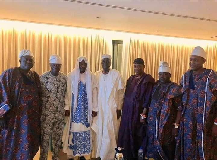 Oba of Lagos visits deposed Emir of Kano, Sanusi Lamido Sanusi (photos)