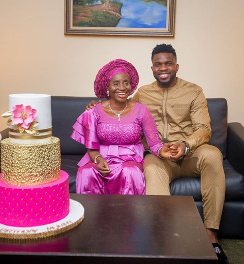 Joseph Yobo celebrates his mother on her birthday 