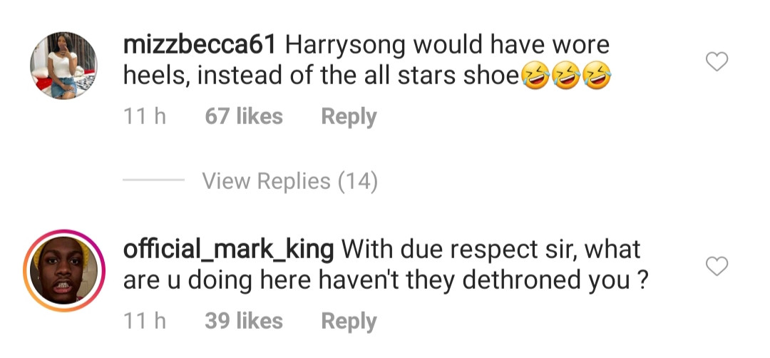 Broke poor idiots- Harrysong fires back at his followers criticizing his AMVCA outfit 