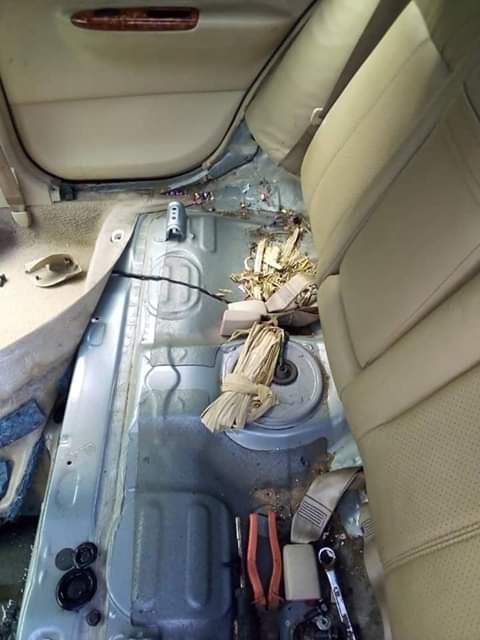 Nigerian man discovers 'fetish' items under his car two months after he was involved in accident with same vehicle