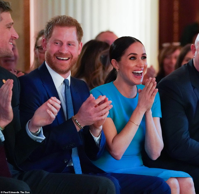 Meghan Markle makes her first public appearance in Britain since she and Prince Harry announced they were stepping back from their roles as senior royals