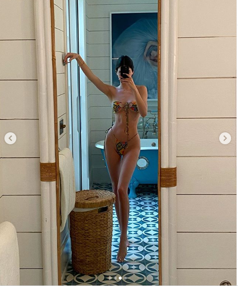 Supermodel Kendal Jenner flaunts her bikini body in new sexy photos