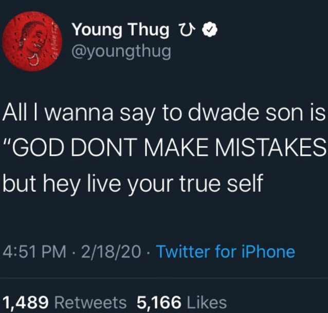 Young Thug receives backlash for his comment about Dwyane Wade