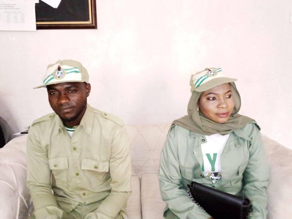 Two serving corps members set to marry after meeting in NYSC orientation camp in Kano  (photos)