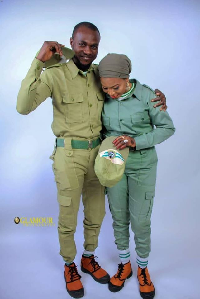 Two serving corps members set to marry after meeting in NYSC orientation camp in Kano  (photos)