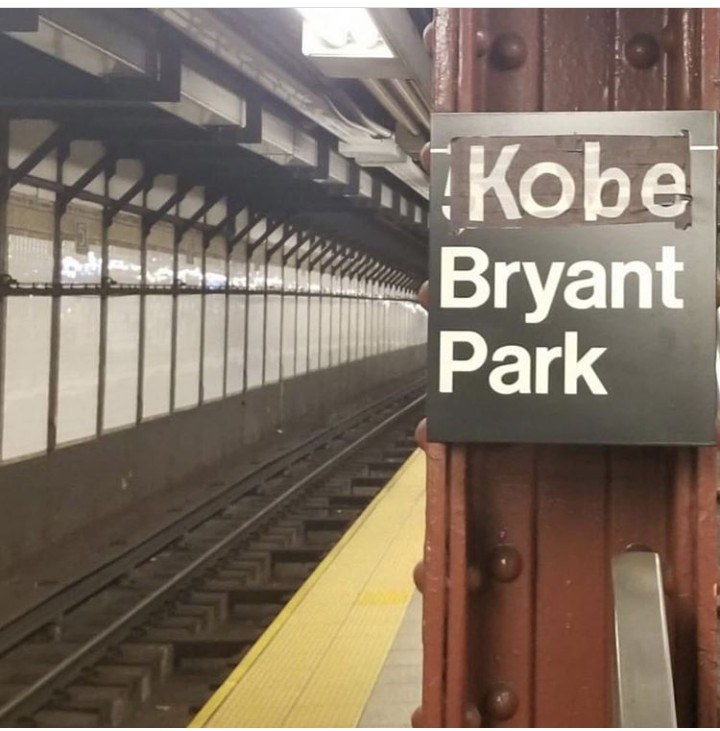 New Yorkers honour Kobe Bryant by renaming Subway stop after him