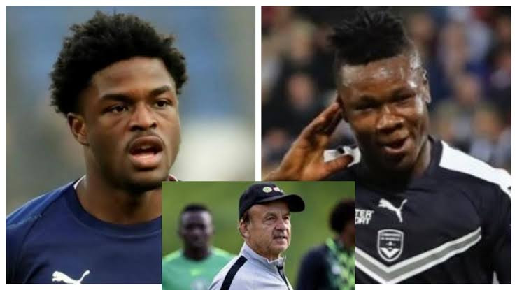 Gernot Rohr praises Super Eagles players, Samuel Kalu and Josh Maja after visiting them at his former club Bordeaux 