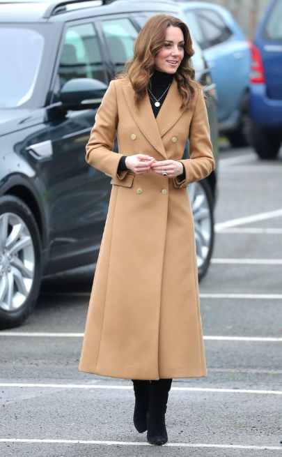 Kate Middleton wears a similar coat to Meghan Markle on latest leg of whirlwind tour