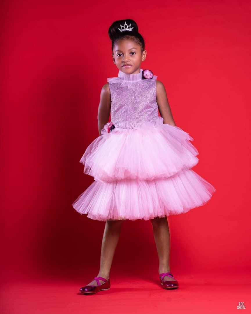 Peter and Lola Okoye share lovely new photos of their daughter, Aliona, as she turns 7