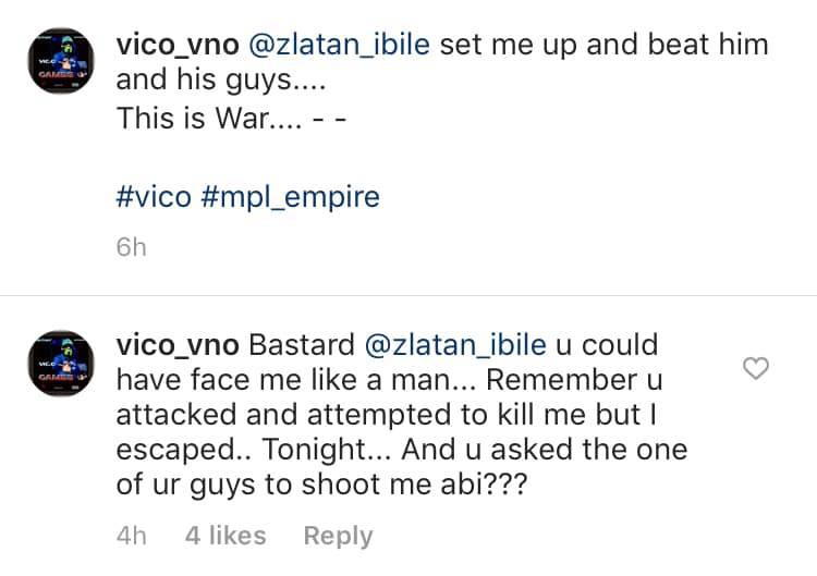 Vic O accuses Zlatan Ibile of setting him up and beating him (video)