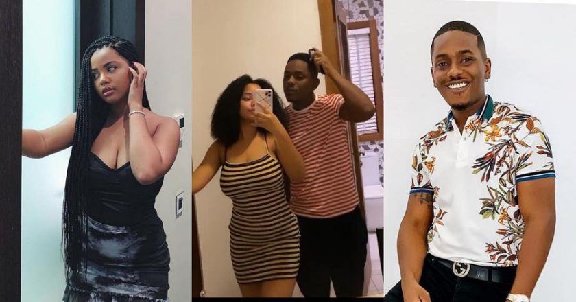 32 year old actor Timini Egbuson's 19-year-old girlfriend, Lydia, shares loved up video days after their relationship became a trending topic on social media