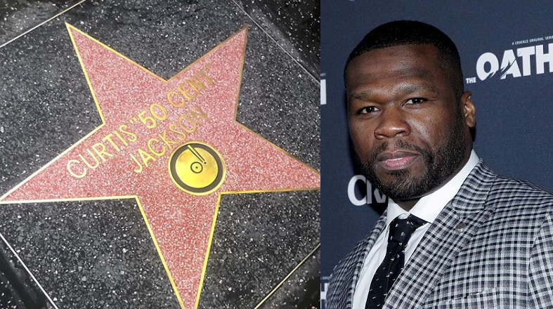 50 Cent receives a star on Hollywood Walk of Fame (Photo)