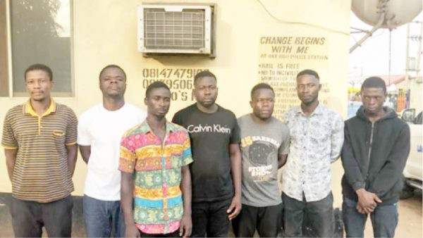 7 Ghanaians arrested in Lagos for drug trafficking