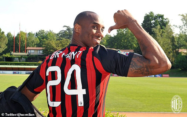 AC Milan to honour boyhood supporter Kobe Bryant by wearing black armbands during Coppa Italia clash