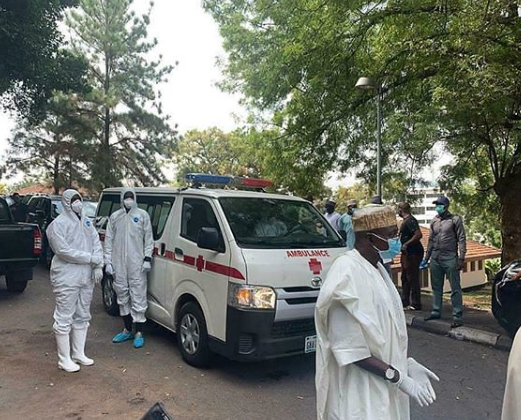 Abba Kyari’s body arrives Abuja; to be buried in line with procedure for deceased Coronavirus patients (photos)