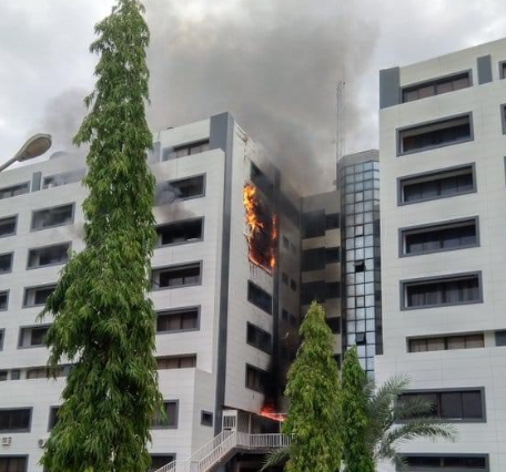Accountant General’s office in Abuja gutted by fire (photos)