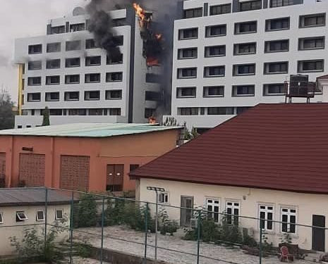 Fire devastates Accountant General's Office in Abuja (See Photos)