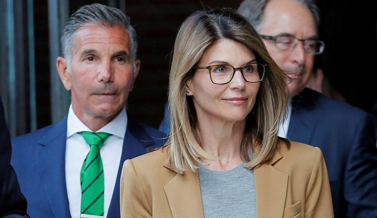 “`html
Actress Lori Loughlin and husband Mossimo Giannulli agree to plead guilty in college admissions scam