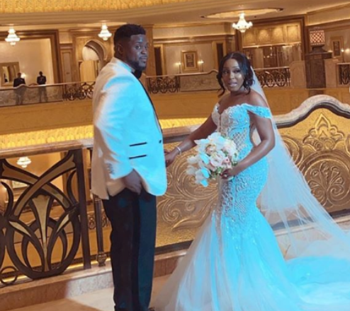 Adewale Adeleke and Kani’s White Wedding Happening in Abu Dhabi (#Adekani) with Photos and Videos