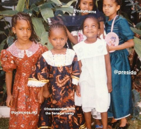 Indimi Sisters Share an Adorable Childhood Photo