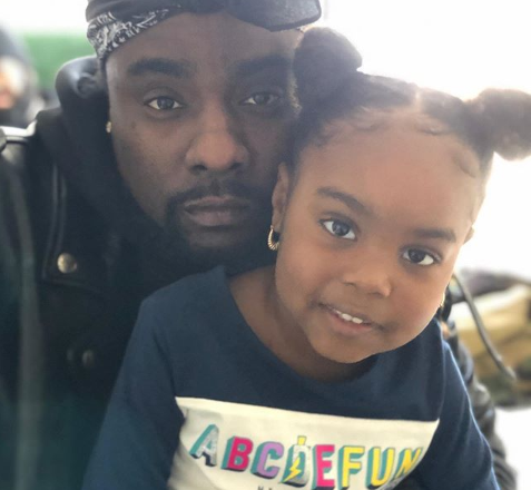 Adorable picture featuring rapper Wale and his daughter, Oluwakemi