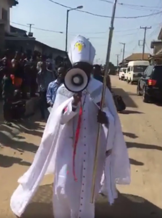 Archbishop Samson Mustapha Benjamin protests against 5G (video)