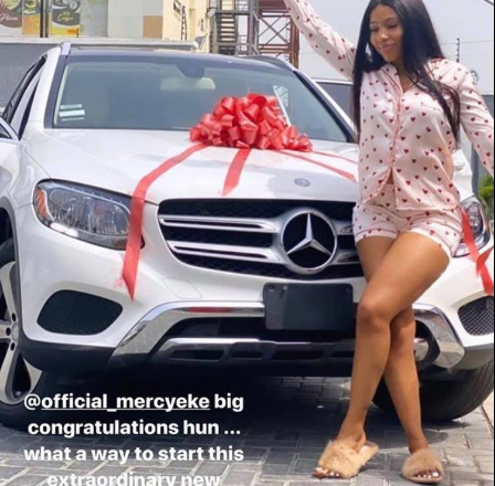 BBNaija 2019 winner, Mercy Eke gets a Mercedes Benz gift (video)
