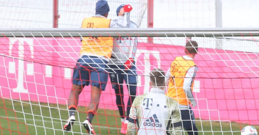 Bayern Munich’s Jerome Boateng slaps teammate Leon Goretzka in face during training altercation (Photos)