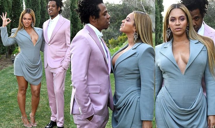 Beyonce and Jay-Z Show Their Playful Side at the Annual Roc Nation Pre-Grammy Brunch in Los Angeles – See Photos