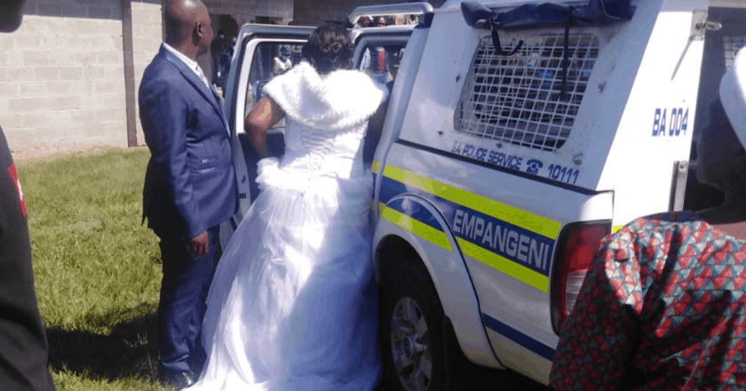 Breaking: Arrest made as 40 individuals including bride, groom, and priest violate South Africa lockdown