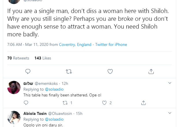 Broke single men without enough sense on how to attract a woman need Shiloh than single women – Relationship counselor, Pastor Sola