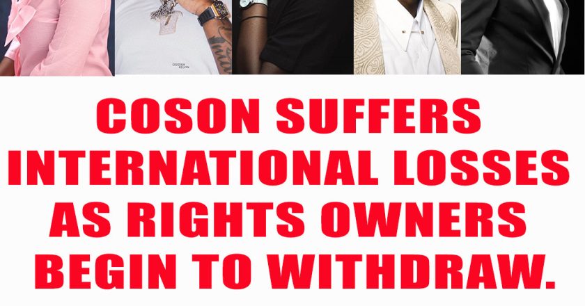 COSON Faces International Losses as Rights Owners Commence Withdrawal