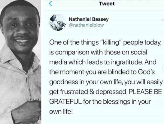 Nathaniel Bassey’s Perspective on Social Media and Comparison