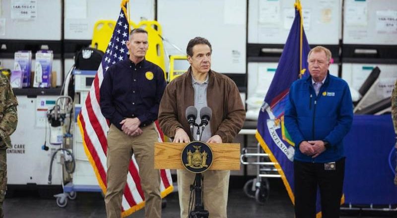 Coronavirus: New York Governor Andrew Cuomo cries out over shortage of ventilators, says they might be forced to split 4,000 ventilators (video)