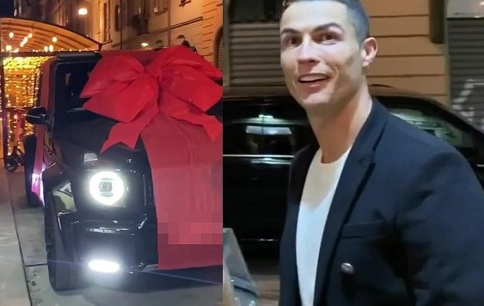 Georgina Rodriguez Surprises Cristiano Ronaldo with a New Mercedes AMG G63 on His 35th Birthday (Video)
