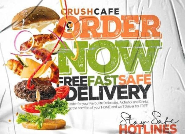 Get your free, fast, and safe delivery from Crush Cafe now!