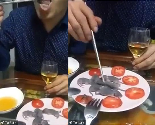 Man Eating Live Baby Mouse Dipped in Sauce Sparks Outrage (Video)