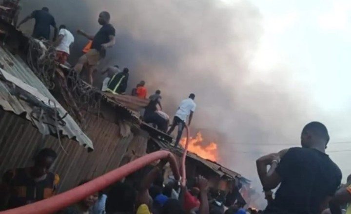 Fire guts Otukpo Main Market in Benue (photos/videos)